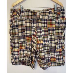 Duck‎ Head Men's 36 Madras Shorts Patchwork Y2K